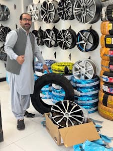 City Wheels owner on the shop floor in G-10/1, Islamabad